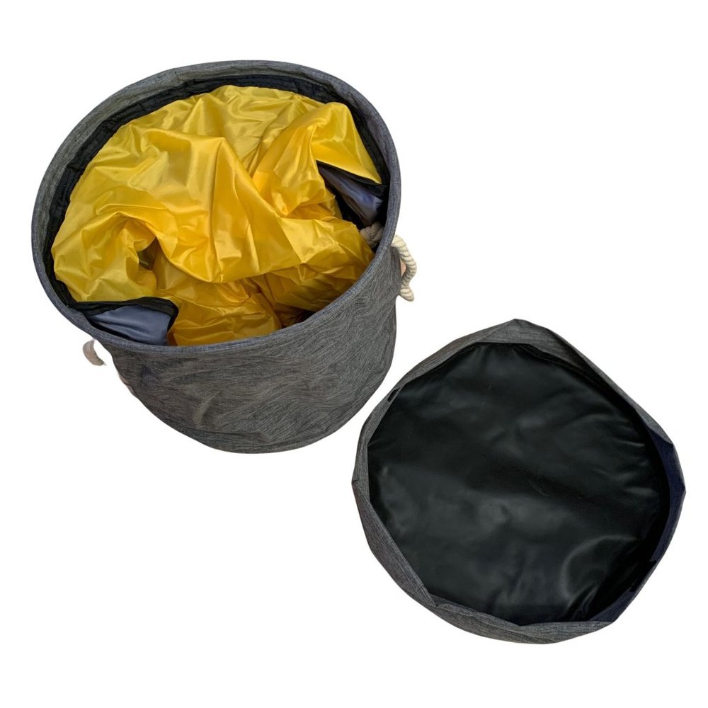 NEW 2 in 1 Toy Storage Bin Foldable Toy Bag Play Mat Indoor and Outdoor - Picture 3 of 11